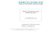 This document and other information from Becker Avionics GmbH provide product or system options for further investigation by users having technical knowledge. The user is responsi