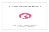 CLARKS GROUP OF HOTELS...Allahabad Bank AUDITORS REGISTRAR & TRANSFER AGENTS M/s. Ray & Ray Skyline Financial Services Private Limited Chartered Accountants D-153/A, Ist Floor, Okhla