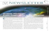 Hubble Heritage: From Inspiration to Realizationwebdocs/STScINewsletter/2001/fall_01.pdfFrom Inspiration to Realization Keith Noll,noll@stsci.edu NASA, Donald Walter (SCSU), Paul Scowen