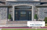 Quality that lasts a lifetime - Trimbo Windo · 10-141-017-001 Cosmopolitain Gothic Shown with optional ﬁberglass panel Shown with optional ﬁberglass panel Shown with optional