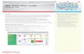 MSC Sinda Office Toolkit · 2008. 10. 27. · MSC.Software Data Sheet MSC Sinda Office Toolkit Filling the Gap Overview The text editor approach to developing thermal models creates