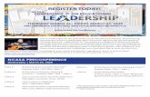 NCASA PRECONFERENCE · 2020. 2. 12. · Join us in Wilmington for the 2020 Conference On Educational Leadership. We’ll be hosting preconference events on Wednesday, March 25 and