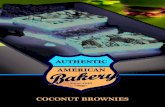 CoConut brownies - Femtorp AB · 2017. 1. 19. · CoConut brownies. KoKos- oCH brownierutor En brownie är en platt, bakad fyrkant eller “bar” som utvecklades i USA i slutet av