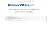 ElsaWin 3.4 Setup - Installation Electronic Service ......ElsaWin Installation Instructions 2 From version 3.4 onwards, ElsaWin can be installed under Windows NT 4.0, Windows 2000,