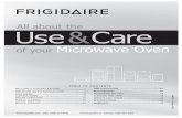 All about the Use & Care...TABLE OF CONTENTS  USA 1-800-3 7 4-4432  Canada 1-800-265-8352 All about the Use & Care of your Microwave OvenWELCOME & CONGRATULATIONS.....2 IMPORTANT