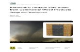 Residential Tornado Safe Room from Commodity Wood …Residential Tornado Safe Room from Commodity Wood Products Design and Development Robert H. Falk James J. Bridwell United States