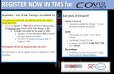 REGISTER NOW IN TMS for - Veterans Affairs · 2020. 9. 1. · September 1 Live Virtual Training is accredited for:.25 credit hour for ACCME, ACCME-NP, ACPE, ADA, ANCC, ABIM MOC,CDR