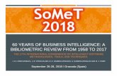 60 Years of Business Intelligence: a Bibliometric Review ... published in the Journal of Intelligence Studies in Business between 2011 and 2017, Journal of Intelligence Studies in
