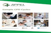 Sample CPD Cycles - Appel...3 Purpose APPEL has developed sample CPD cycles, based on some feedback that pharmacists shared regarding their experiences of student placements. These