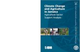 Climate Change and Agriculture in Jamaica - Agricultural ... · Chapter 4 presents the results of analysis of past extreme climate events on agriculture, ecosystems, biodiversity,