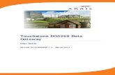 Touchstone DG3260 Data Gateway - GDI Technology, Inc. DG3260A_Manual.pdfTouchstone DG3260 Data Gateway User Guide Release 32 STANDARD 1.0 March 2015