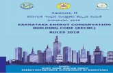 K-ECBC Rules - 2018 Rules 2018.pdf(e) Bye-laws means the building bye-laws framed by a Karnataka Government or any authority under its control to regulate the building activities in