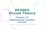 EE2003 Circuit Theoryeng.staff.alexu.edu.eg/~bmokhtar/courses/circuit_II/... · 2017. 4. 11. · 2 Magnetically Coupled Circuit Chapter 13 13.1 What is a transformer? 13.2 Mutual