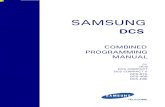COMBINED PROGRAMMING MANUAL DCS...PROGRAMMING MANUAL for DCS DCS COMPACT DCS COMPACT II DCS-816 DCS-408 DCS-408i DCS. This electronic manual is designed to be printed on a high quality