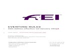 EVENTING RULES - FEI.org Rules...548.2 Time Faults 70 548.3 Additional Reasons for Elimination 70 549 Definition of Faults 71 549.1 Refusal 71 549.2 Run-out - missing a flag 71 549.3
