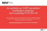 QFSTPOBMUSBWFM QSPGFTTJPOBMBOE 1PMJDJFTGPS - NRF · 2020. 3. 19. · NRF conducted a quick poll of 54 retail members from March 16-17, 2020, to understand to understand the policies