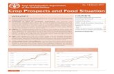 Crop Prospects and Food Situation · 2021. 2. 9. · Crop Prospects and Food Situation No. 1 n March 2017 n FAO’s first forecast of global wheat production in 2017 points to an