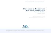Science Interim Assessments Quick Guide...Science Interim Assessments Quick Guide 2020–2021 Published September 14, 2020 Prepared by Cambium Assessment, Inc. Science Interim Assessments