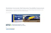 Northstar Commuter Rail Extension Feasibility Assessment4. No overnight train storage capacity is needed at St. Cloud since no Northstar trains lay over at night atSt. Cloud. However,a