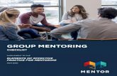 GROUP MENTORING...3 GROUP MENTORING SUPPLEMENT Mentee and Parent or Guardian Recruitment B.1.6 Program engages in recruitment strategies that realistically portray the benefits, practices,