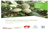 Phenology standard for Almonds...The BBCH system has been described for some stonefruit (Meier et al., 1994; Perez Pastor et al., 2004) and would be similar in Almond. Eight of the