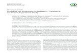 Research Article Modeling the Responses to Resistance ... · Research Article Modeling the Responses to Resistance Training in an Animal Experiment Study AntonyG.Philippe, 1 GuillaumePy,