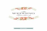 The WEDDING… · 2019. 10. 7. · 7 SCHEDULING OF WEDDINGS The scheduling of a wedding is arranged by contacting our Wedding Coordinator, Chelsea Wilderotter at 214.523.2283 or weddings@hpumc.org.