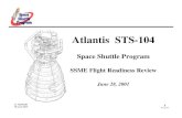 Atlantis STS-104alternatewars.com/BBOW/Space/Atlantis_STS-104_SSME_FRR.pdf · • Bob Sackheim (MSFC Assistant Director for Space Propulsions Systems) ... HPFTP Max Turbine Temp 5.3