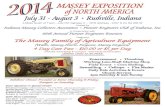 Featuring The Massey Family of Agriculture Equipmentmasseycollectors.com/getattachment/Events/Details/Massey... · 2014. 2. 22. · Indiana Massey Collectors Association Pioneer Engineers