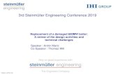 3rd Steinmüller Engineering Conference 2019€¦ · 600MW boiler damaged by a significant over-pressurisation incident in 2014 ... impact operation & maintenance of adjacent units