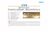 20 - Talking Electronics of electronics/CH-20.pdfSilicon Controlled Rectifiers 555 20.1 Silicon Controlled Rectifier (SCR) A silicon *controlled rectifier is a semiconductor **device