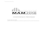 CONFERENCE PROGRAM - CNRmam2018.mdm.imm.cnr.it/MAM2018.pdf · 2018. 8. 9. · Bruno Murari STMicroelectronics, Agrate Brianza, Italy 09:55-10:40 02K KEYNOTE PRESENTATION Area selective