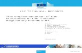 The implementation of the Eurocodes in the National ... · The implementation of the Eurocodes in the National Regulatory Framework Authors: A. Athanasopoulou, P. Formichi, P. Spehl,