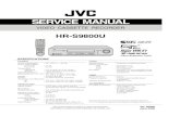 SERVICE MANUAL · 2016. 1. 22. · SERVICE MANUAL GENERAL Power requirement : AC 120 V` , 60 Hz Power consumption Power on : 27 W Power off : 2.6 W Temperature Operating : 5°C to