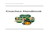 Coaches Handbook - SportsEngine...Gear includes shin pads, knee savers, chest protectors and helmets. Used balls for practice, usually at least a dozen. Wiffle balls First Aid kit