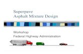 Superpave Asphalt Mixture Design · 2017. 5. 3. · Superpave utilizes a completely new system for testing, specifying, and selecting asphalt binders. While no new aggregate tests