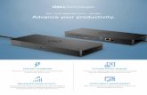 DELL PERFORMANCE DOCK – WD19DC Advance your productivity. · 2021. 1. 13. · Work at full speed. Power your productivity. Dell Commercial Docks boost productivity for end users