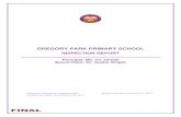 GREGORY PARK PRIMARY SCHOOL - Jamaica Information Service Inspection Reports... · 2014. 11. 11. · Gregory Park Primary school is situated in the sub-urban Portmore community in
