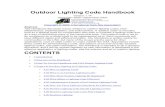Outdoor Lighting Code Handbook - Dark Sky Society · The IDA Lighting Code Handbook is a response to the many requests for information on lighting codes and assistance in composing