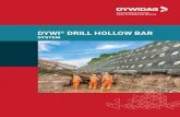 DYWI Drill Hollow Bar System · 2020. 11. 9. · CIRIA C637 Corrosion rates are determined by the aggressive levels of the soil in accordance with the values outlined in the standards