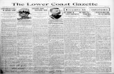 I The Lower Coast Gazette - Chronicling America€¦ · iag in the attack, 'Deutschland uber al- al lies.' About 2,000 infantry were taken er prisoners and six machine guns cap-tured.