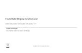 Handheld Digital Multimeterjsystems.ipdisk.co.kr/publist/HDD1/Datasheet/GWInstek/... · 2018. 12. 10. · Digital Multimeter Model GDM-360 (True RMS), GDM-397, GDM-398 and GDM-461