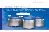 Cryotherm - BIOSAFE -System · 2020. 1. 30. · 60 SCß Cryotherm offers small, highly efficient long term storage vessels for small sample quantities. Both systems are equipped with