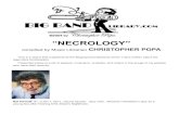 “NECROLOGY” - Big Band Librarybigbandlibrary.com/necrology.pdf · Buddy Bregman, 86, d.Jan 8, 2017. Arranger / conductor for albums by Basie (“The Greatest!! Count Basie Plays,