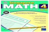 INTRODUCTION TO SINGAPORE MATH...10 Singapore Math Level 4A & 4B 10. The model that involves ratio Aaron buys a tie and a belt. The prices of the tie and belt are in the ratio 2 :
