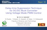 Delay-time Suppression Technique for DC/DC Buck Converter Using Voltage Mode … · 2017. 11. 16. · Delay-time Suppression Technique for DC/DC Buck Converter Using Voltage Mode