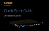 Quick Start Guide - Sophos UTM Support · 2014. 1. 22. · Sophos UTM 220/320/425/525/625 Quick Start Guide 1. Preparation Congratulations on your purchase of the Sophos UTM appliance