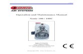 Operation and Maintenance Manual Sonic 100 / 100C - Sonic Air Systems · 2001. 8. 27. · Hydrocarbon vapor recovery Environmental test chambers Gas boosting Tank / Pond aeration