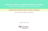 An Overview Guide for Dietitians...Chronic Kidney Disease (CKD) and Diet: Assessment, Management, and Treatment Treating CKD Patients Who Are Not on Dialysis An Overview Guide for