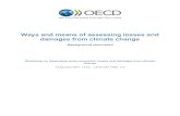 Ways and means of assessing socio-economic losses and ......Ways and means of assessing losses and damages from climate change Background document Workshop on Assessing socio-economic
